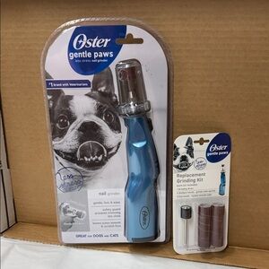 Oster Gentle Paws Blue Nail Grinder with Replacement Kit